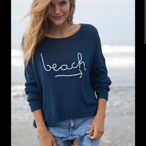 Wooden ships BEACH sweater
